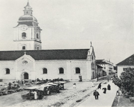 motiv s tržnice, 1928.