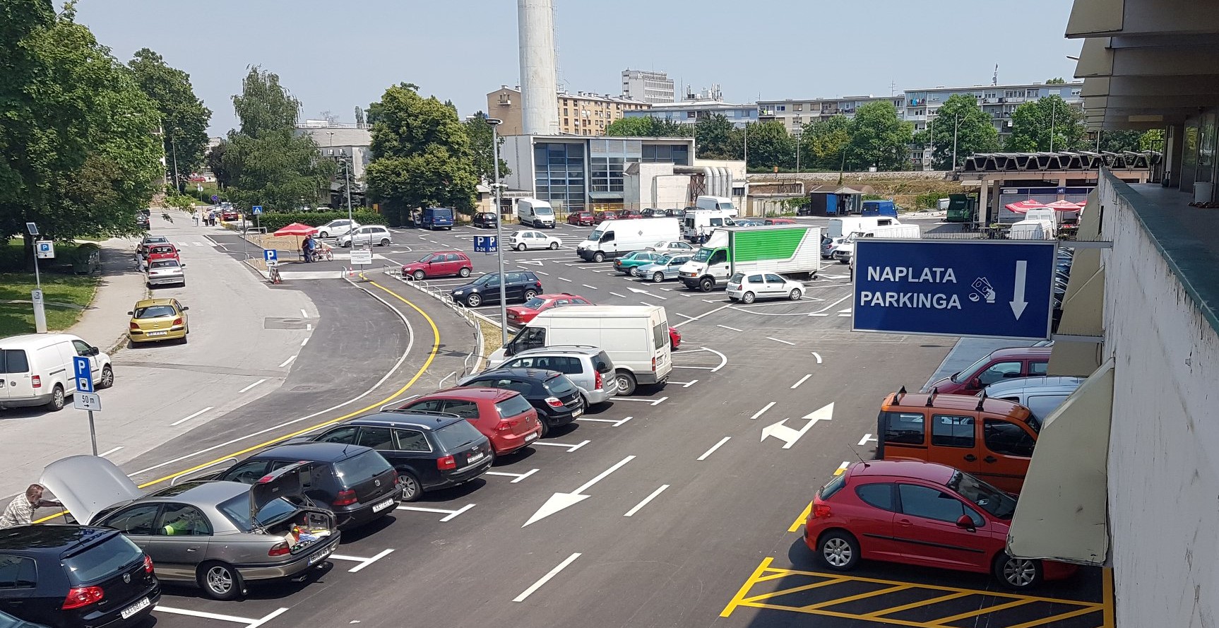 Mogućnost plaćanja parkinga na izlazu